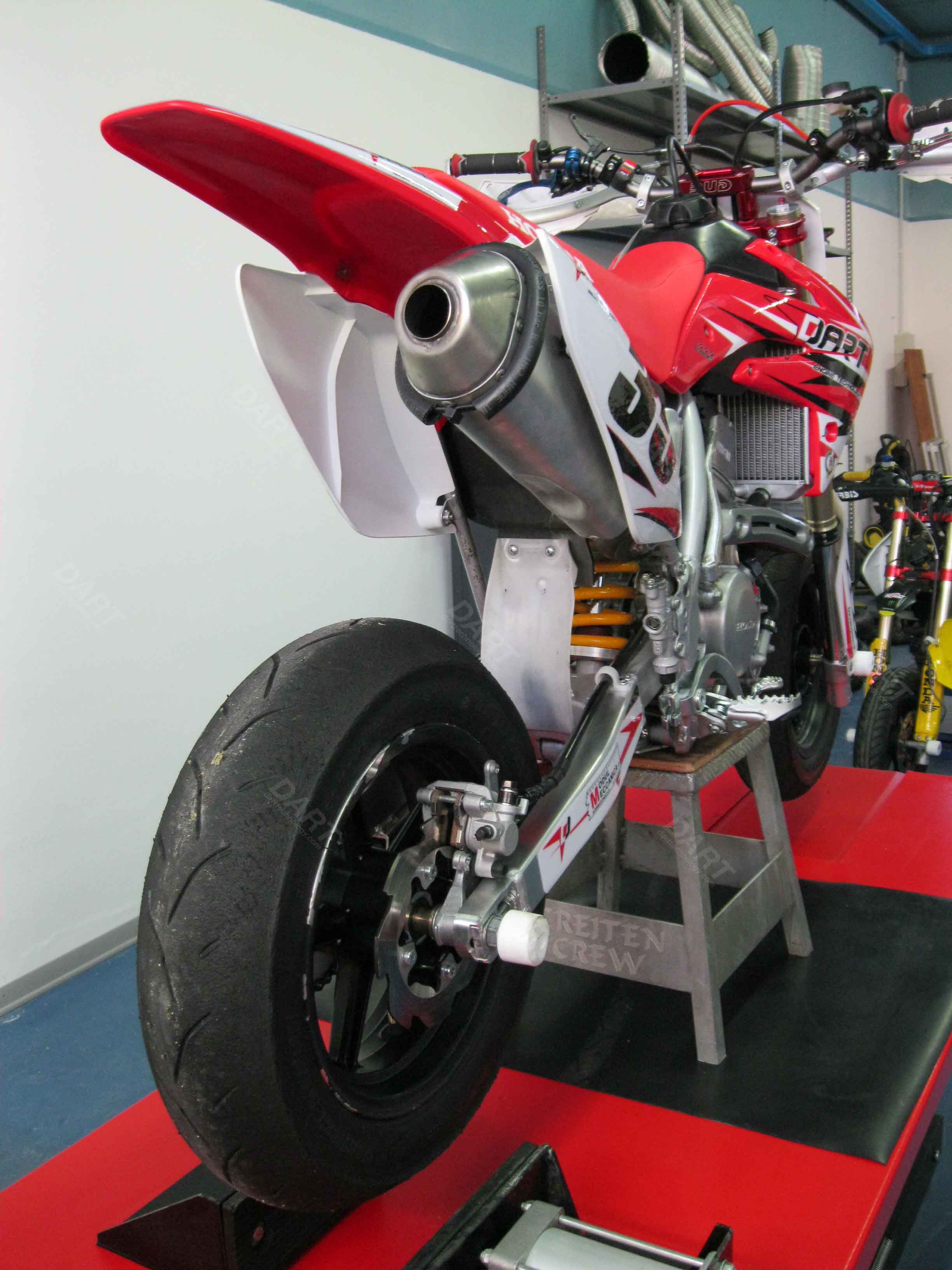 Honda CRF 150R Motard Dart Engine Technologies